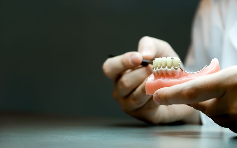 Abbildung einer Zahnprothese